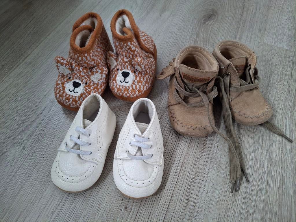 Schoenen en slofjes maat 20, Ophalen, Gebruikt, Jongetje of Meisje, Schoentjes