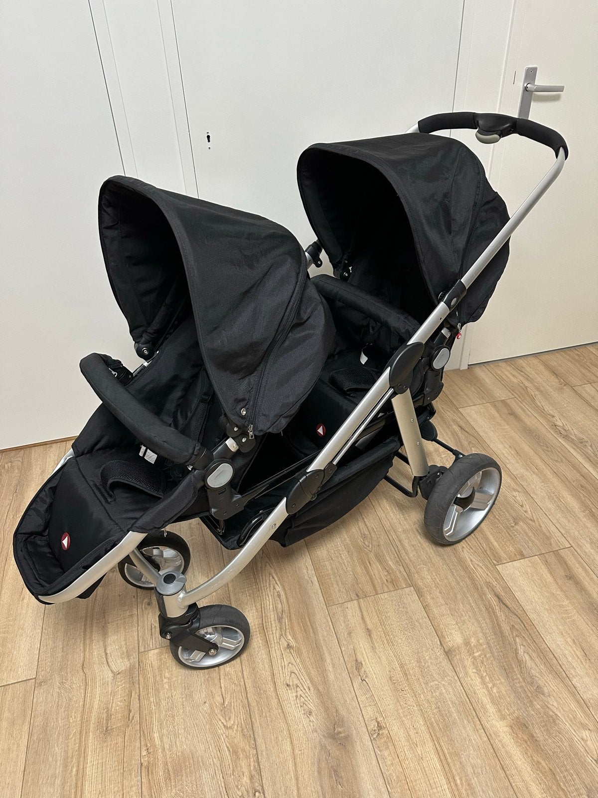 TOPMARK Duo-Kinderwagen met Adapters en Accessoires, Kinderen en Baby's, Gebruikt, Duowagen, Ophalen, Kinderwagen