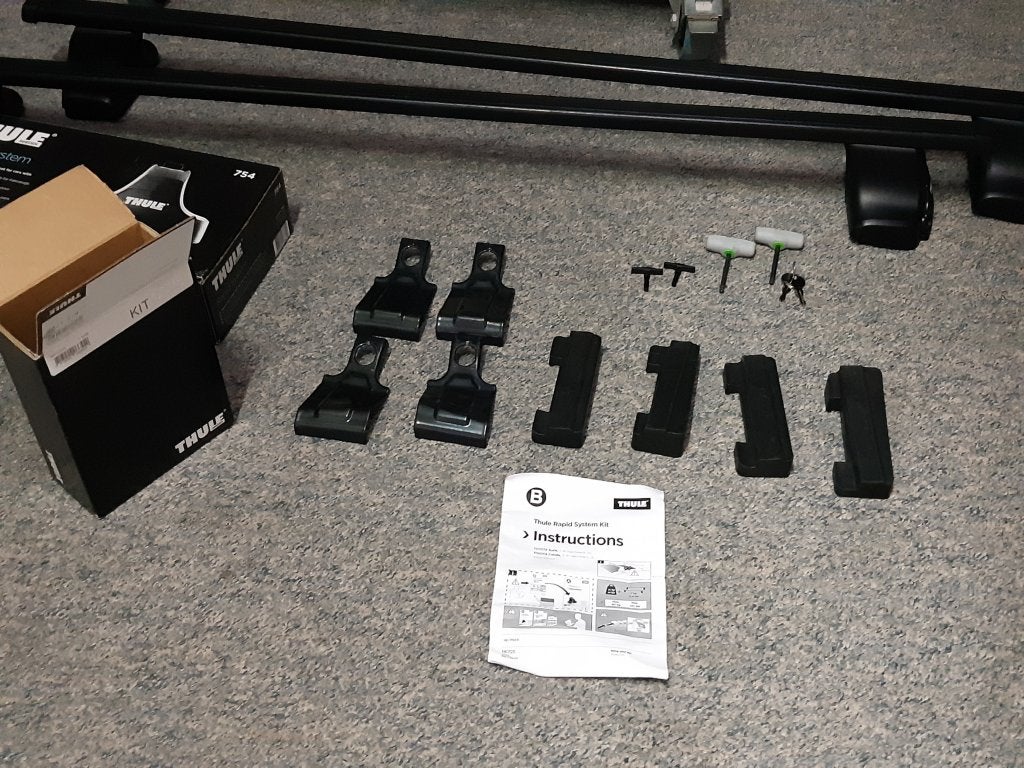 Thule dakdragers Honda Civic 4-deurs Sedan van 2005 tot 2012, Gebruikt, Thule Sweden AB, Ophalen of Verzenden, Borggatan 5, 335 73 Hillerstorp, Zweden