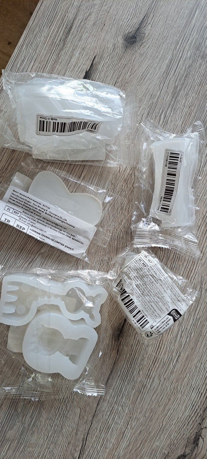 Siliconen mallen voor knutselen - Diverse vormen, Hobby en Vrije tijd, Nieuw, Ophalen of Verzenden, Kunststof, Herbruikbaar