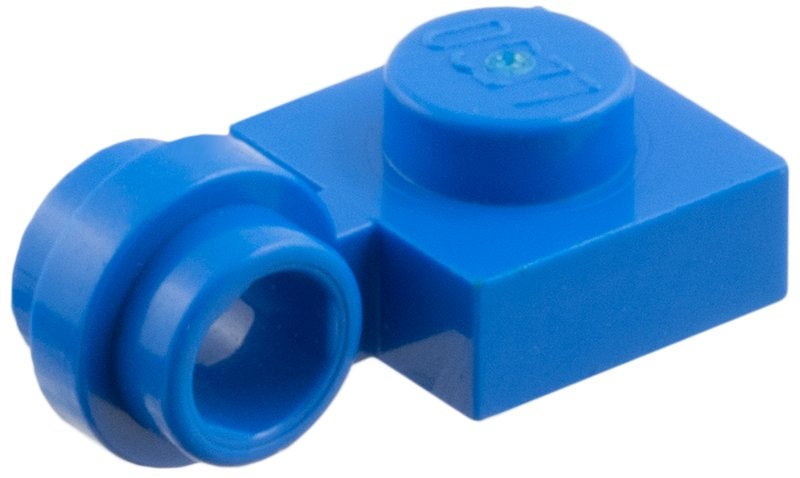 Lego Blue Plate, Modified 1 x 1 with Light Attachment - Thin, Gebruikt, Lego, Overige typen, Ophalen of Verzenden