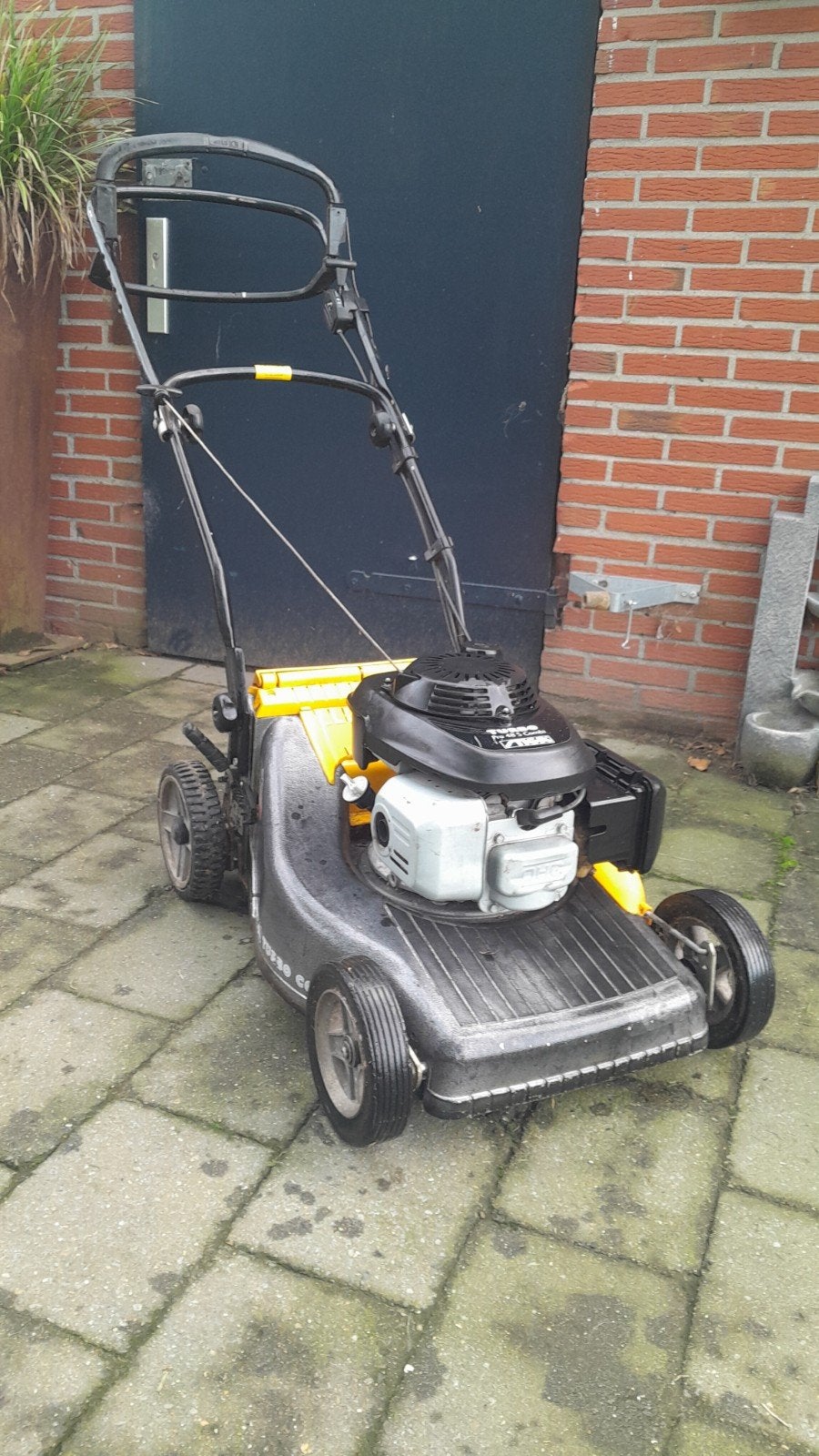 stiga pro 48 honda grasmaaier gazonmaaier gras gazon maaier, Tuin en Terras, Ophalen, Cirkelmaaier, Gebruikt, Mulchfunctie