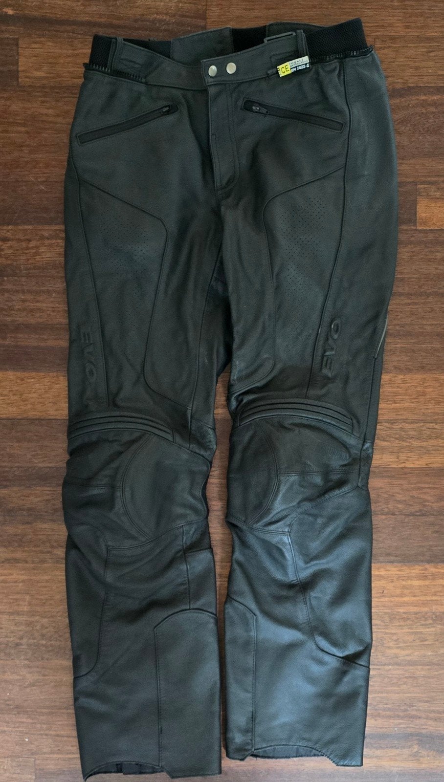 EVO leren motorbroek maat 52, Broek | leer, Heren, Ophalen of Verzenden, EVO