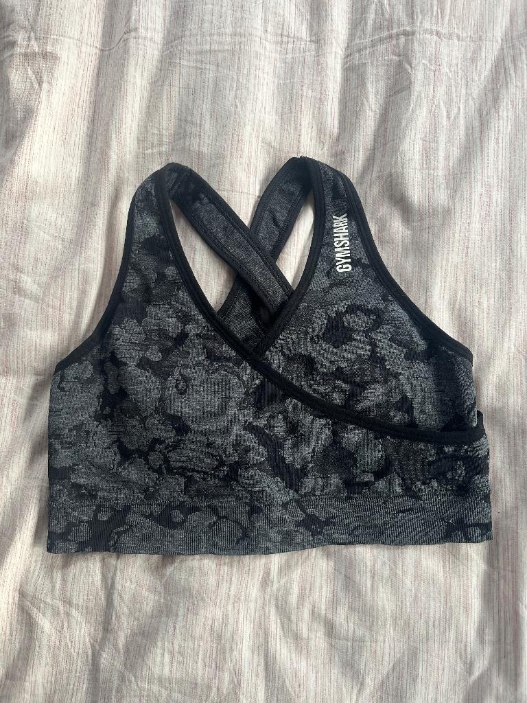 Gymshark sport bh, Maat 38/40 (M), Ophalen of Verzenden, Grijs, Gymshark