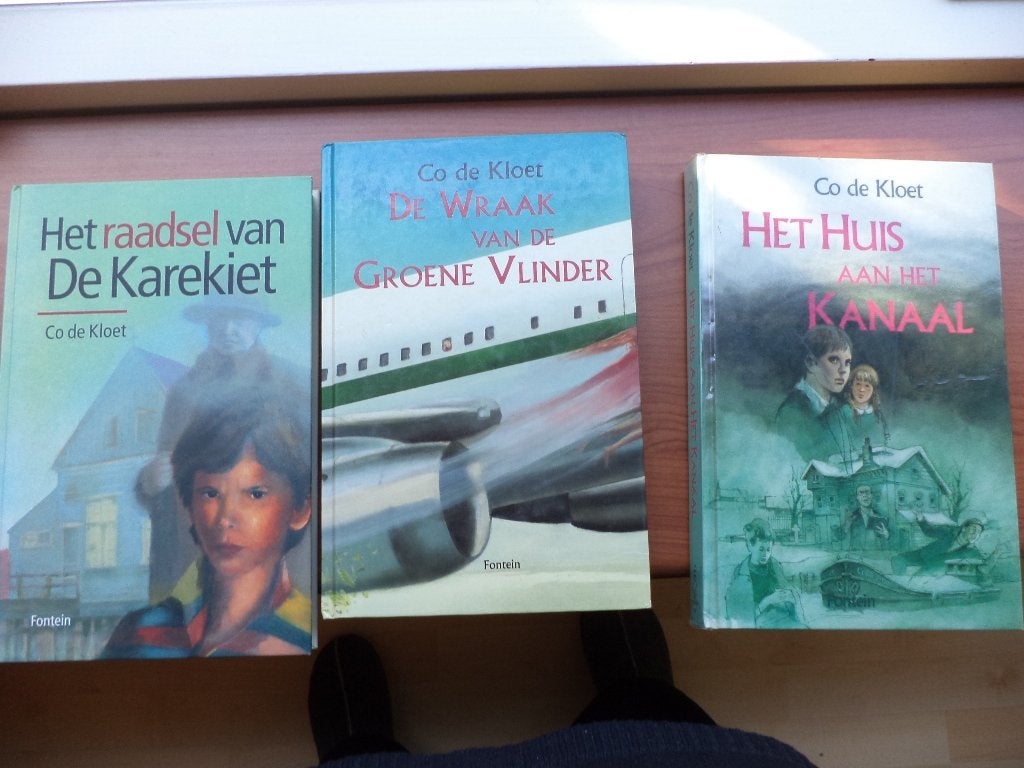Co de Kloet 3x Raadsel Karekiet, Huis Kanaal, Wraak Vlinder, Boeken, Kinderboeken | Jeugd | 10 tot 12 jaar, Zo goed als nieuw