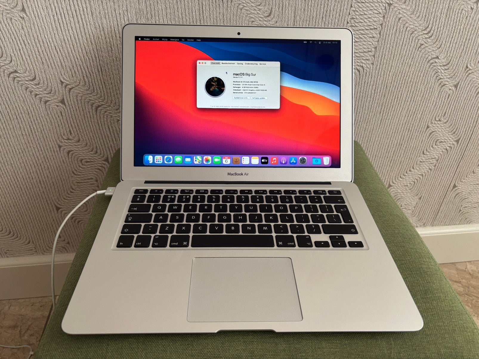 MacBook Air 2013, Gebruikt, Qwerty, 13 inch, Minder dan 2 Ghz