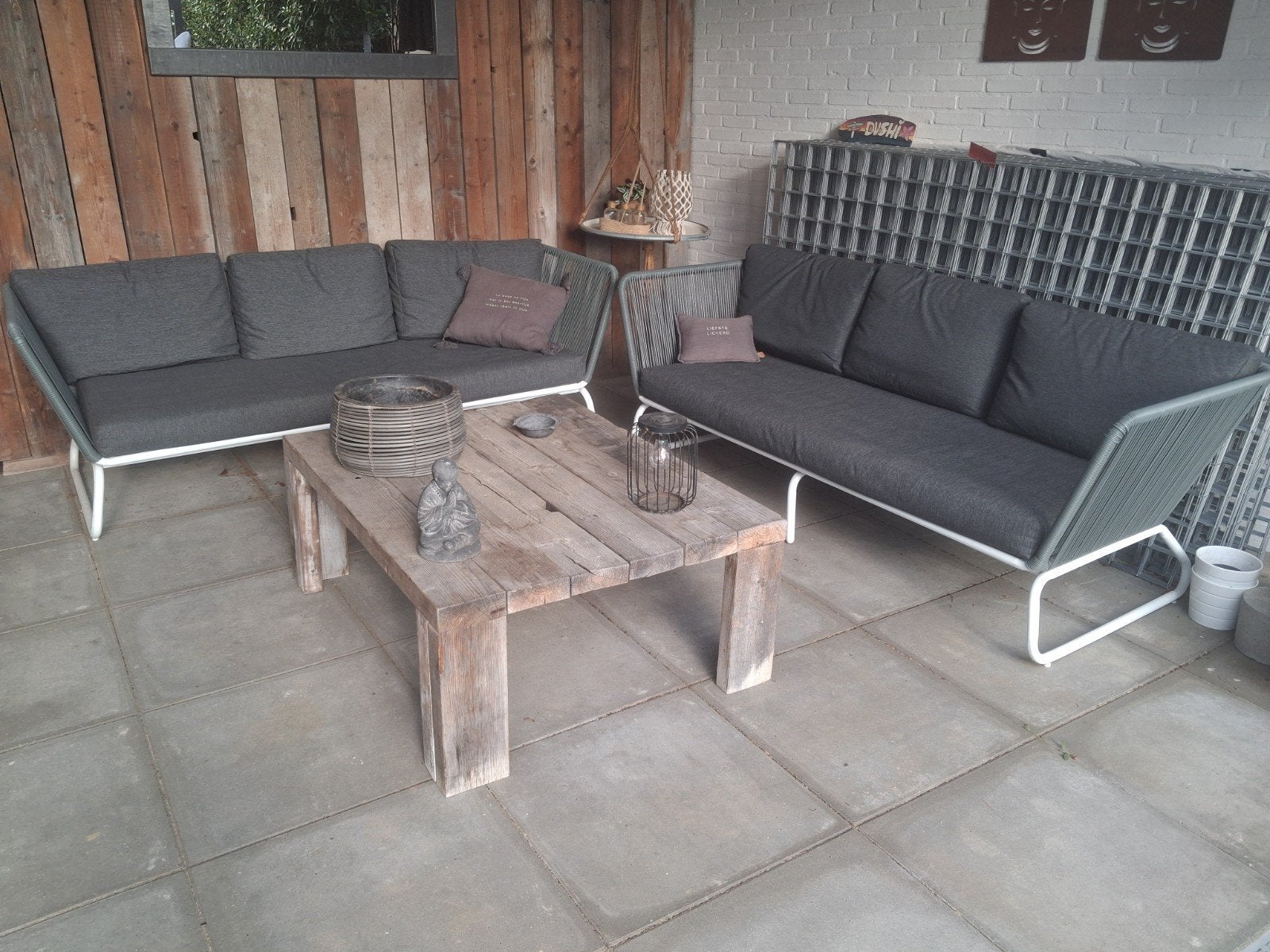 2 loungbanken, Tuin en Terras, Tuinbanken, Ophalen