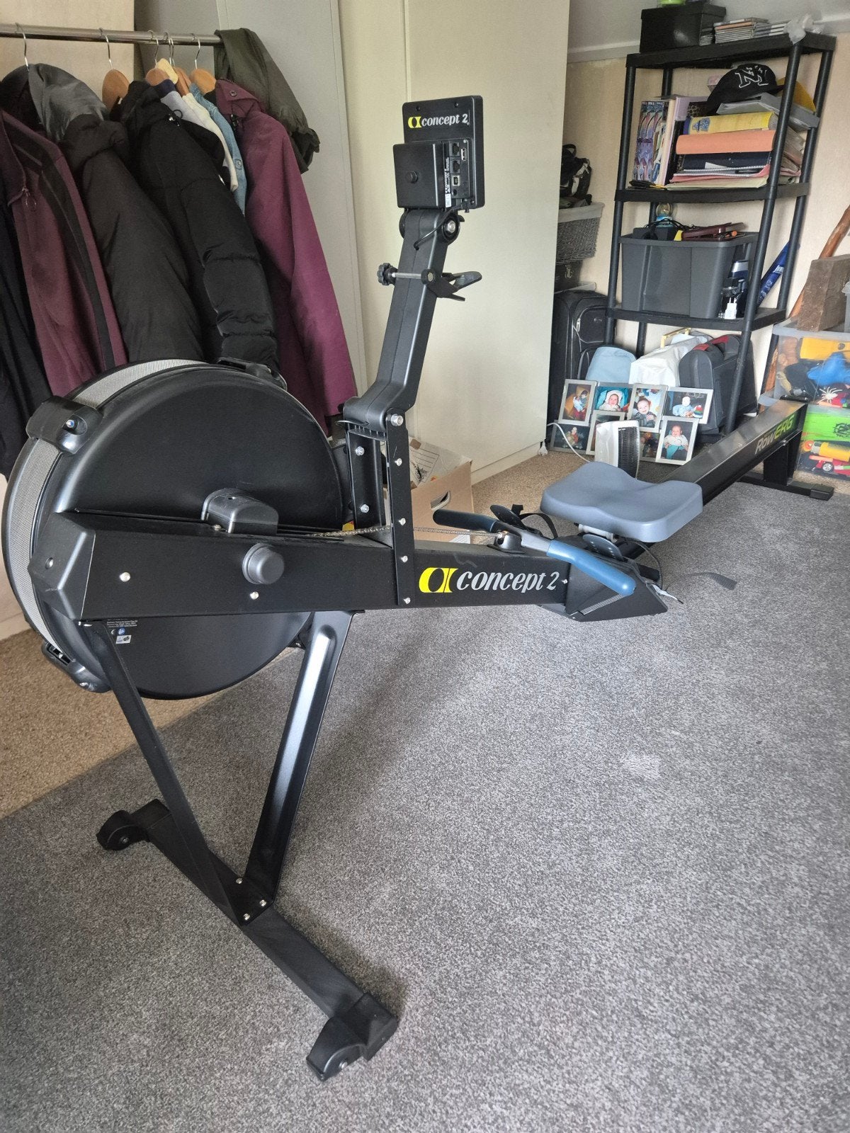 Concept2 Roeitrainer met slechts 78600 lifetimemeters!, Ophalen, Nieuw, Benen