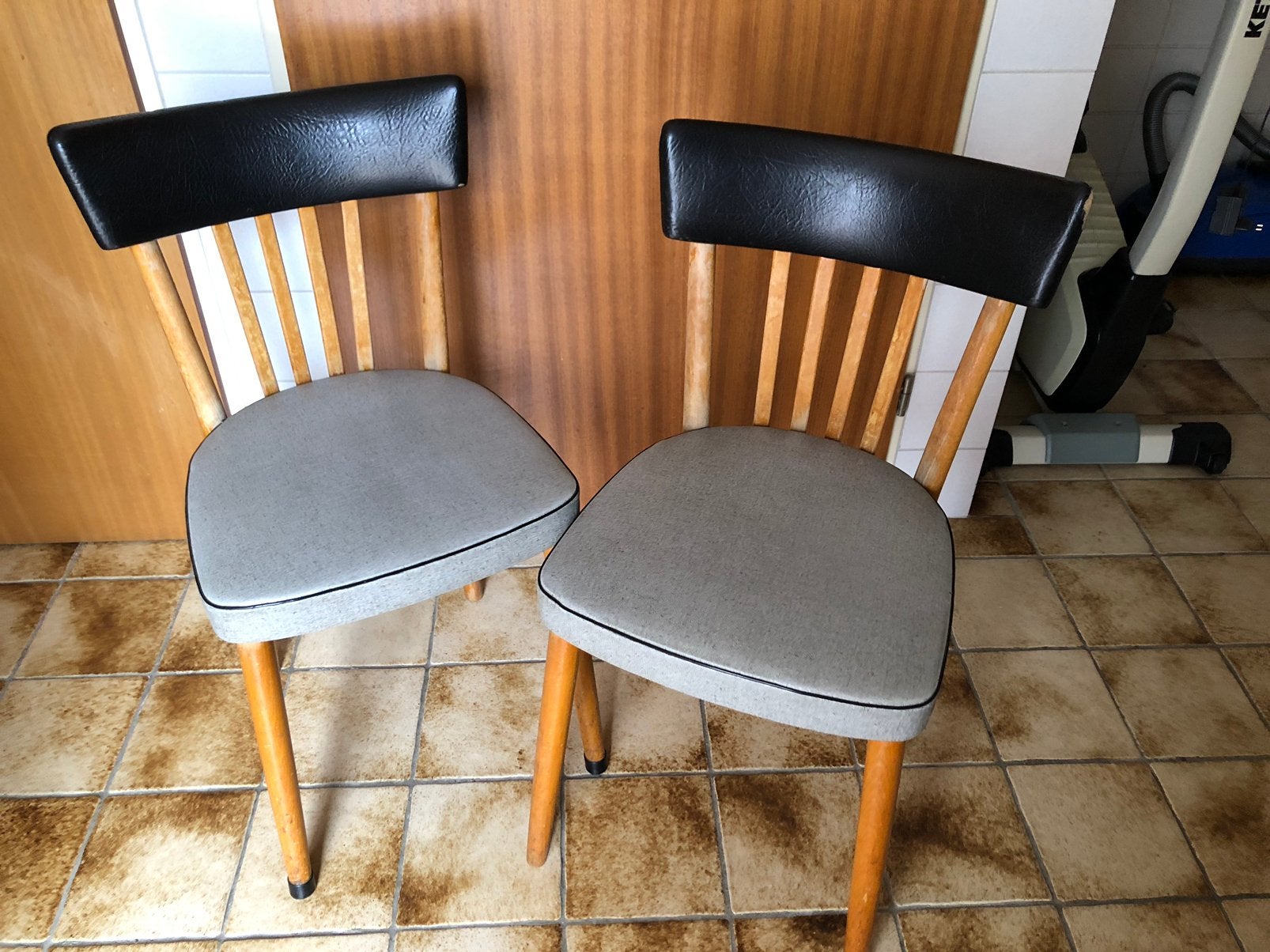 2 vintage stoelen. LAATSTE WEEK!!, Ophalen, Gebruikt, Twee