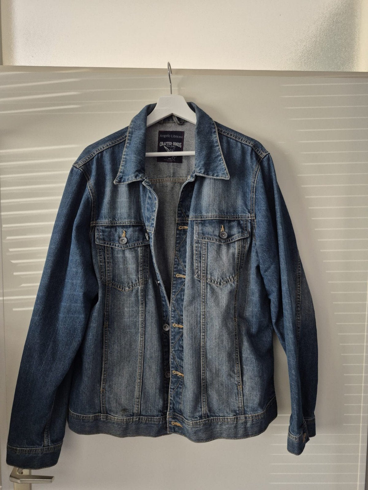 Spijkerjas XXL - Zo goed als nieuw, Kleding | Heren, Ophalen of Verzenden, Zo goed als nieuw, Overige maten, Blauw