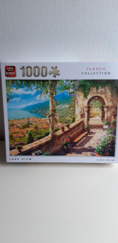 Nieuw puzzel 1000 stukjes Lake View en Harbour Italy, Hobby en Vrije tijd, Denksport en Puzzels, Ophalen of Verzenden, 500 t/m 1500 stukjes