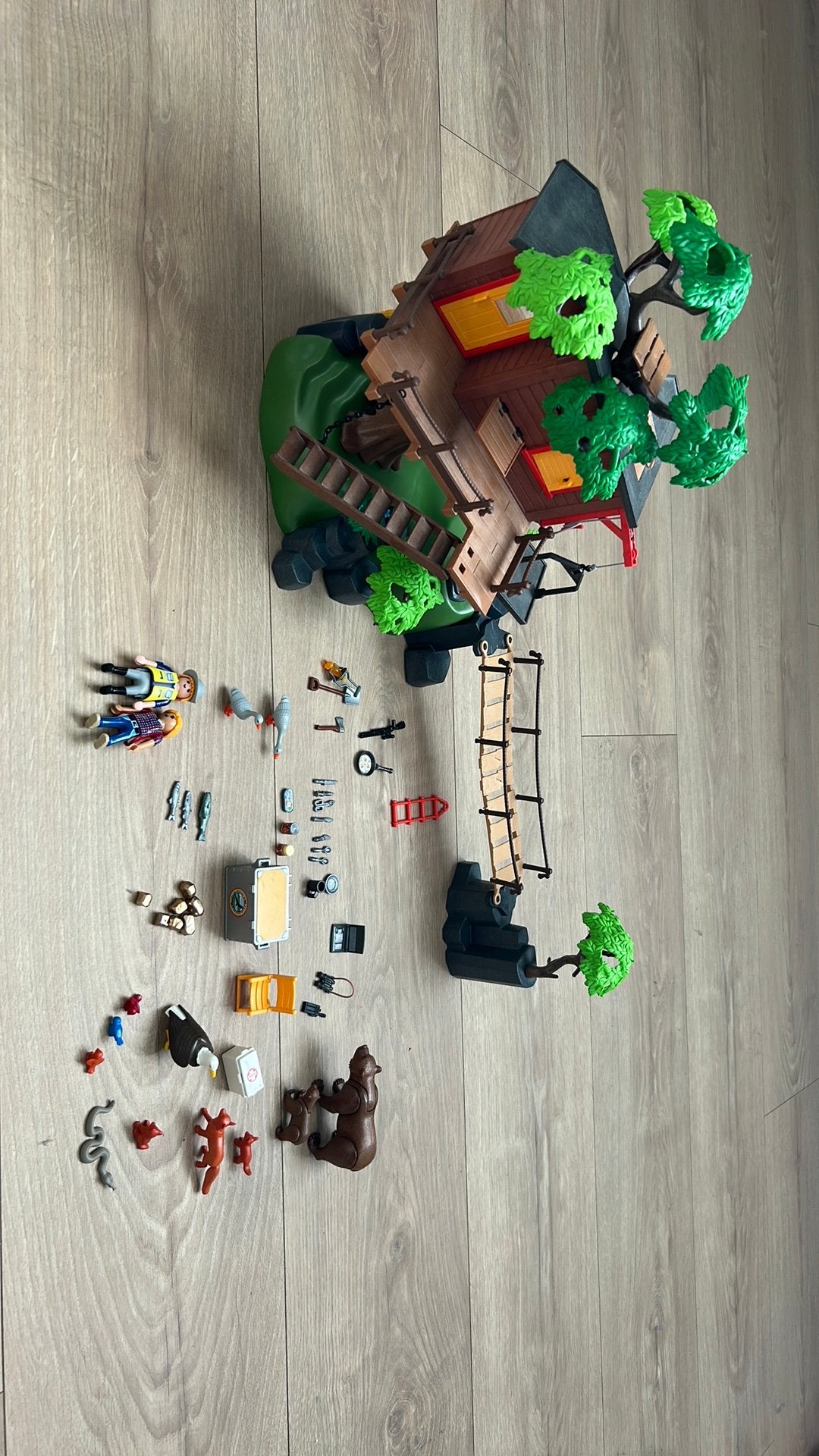 Playmobil-5557 - avontuurlijke boomhut, Ophalen of Verzenden, Zo goed als nieuw