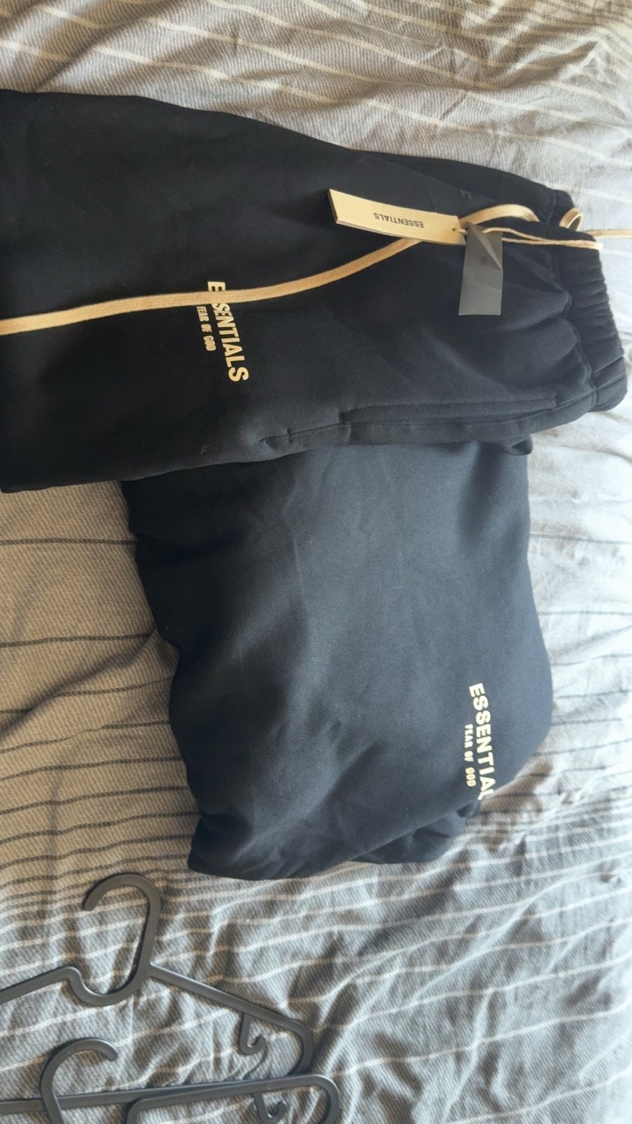 Essentials Fear of God trainingspak, Verzenden, Zo goed als nieuw, Overige maten, Zwart