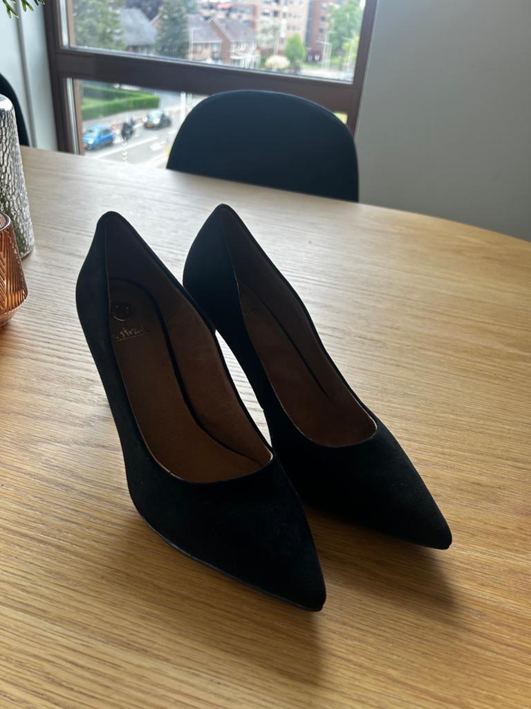Hakken la strada - Maat 41, Ophalen of Verzenden, Gedragen, Zwart, Pumps