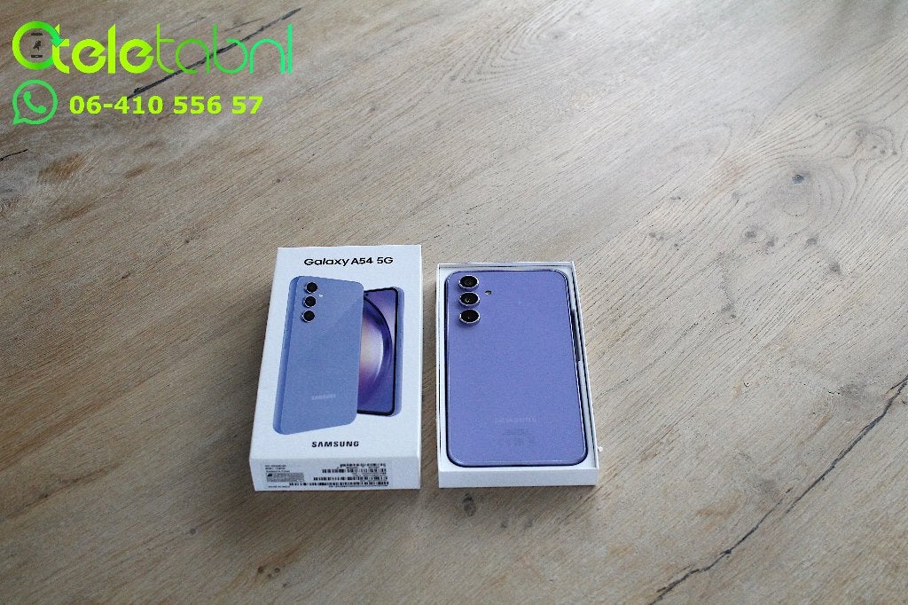 Samsung Galaxy A54 5G - 128GB - Dual Sim - Paars, Samsung, Gebruikt, Paars, Touchscreen