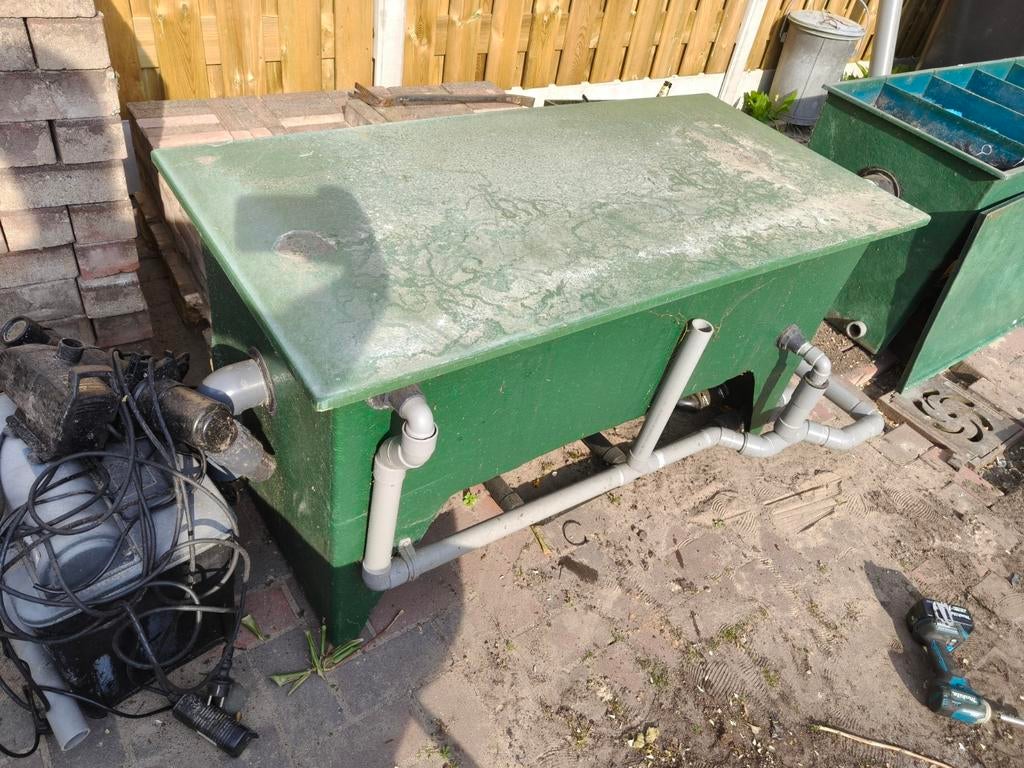 4 kamer filter  incl deksel, Ophalen, Gebruikt