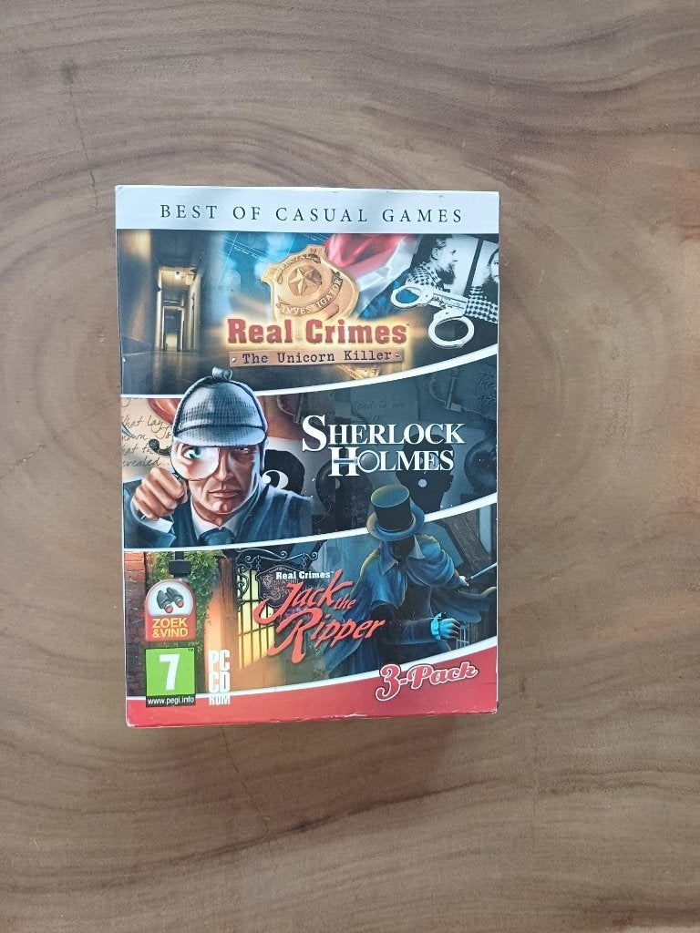 PC - Best of Casual Games - Real Crimes - Sherlock Holmes en, Puzzel en Educatief, 1 speler, Ophalen of Verzenden, Zo goed als nieuw