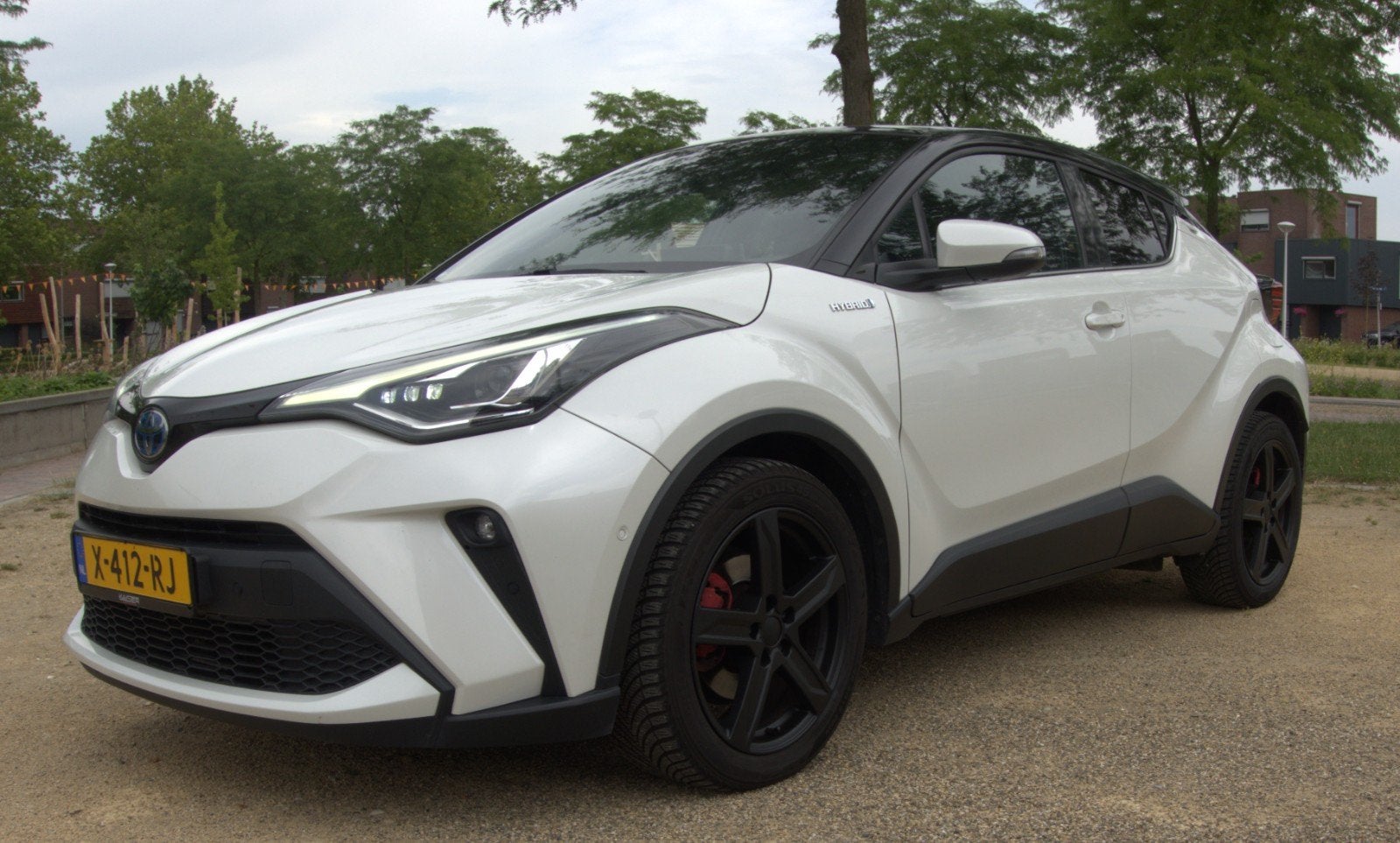 Toyota C-HR 2.0 Hybrid 184pk CVT 2020 Full Option | Dashcam, Auto's, Stof, 725 kg, Wit, 19 km/l