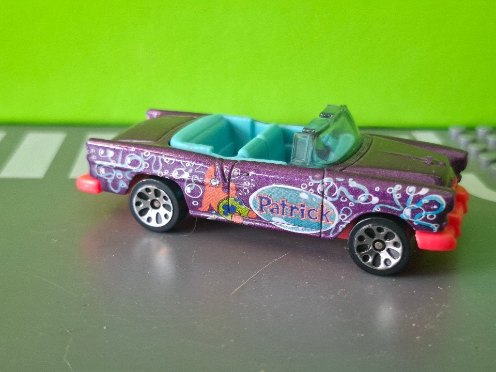 Matchbox - 1955 Chevy Bel Air - Patrick Spongebob 1/65 1, Ophalen of Verzenden, Gebruikt, Auto