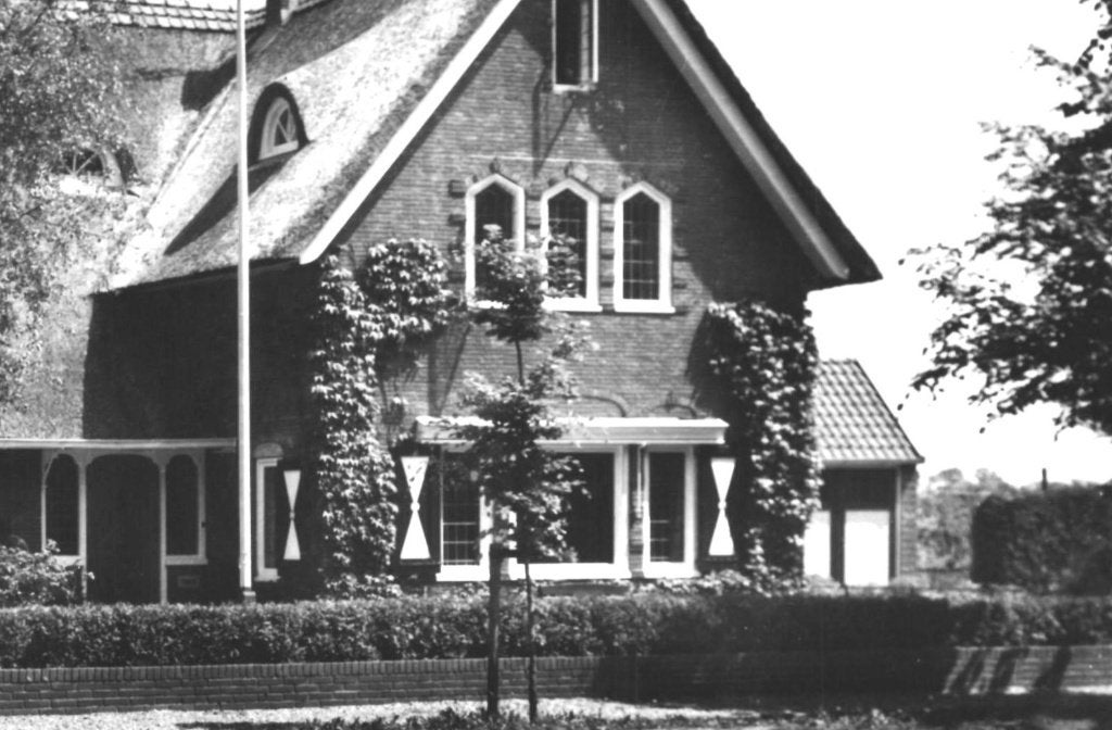 984267 Zuidlaren De Berkenhof 1954 Drenthe Gelopen, Ophalen of Verzenden, 1940 tot 1960, Gelopen, Drenthe