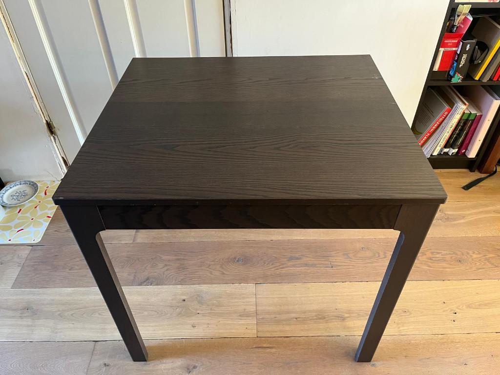 Ikea uitschuifbare tafel 70x80/120, Huis en Inrichting, Tafels | Eettafels, Ophalen, Gebruikt, 100 tot 150 cm, 50 tot 100 cm