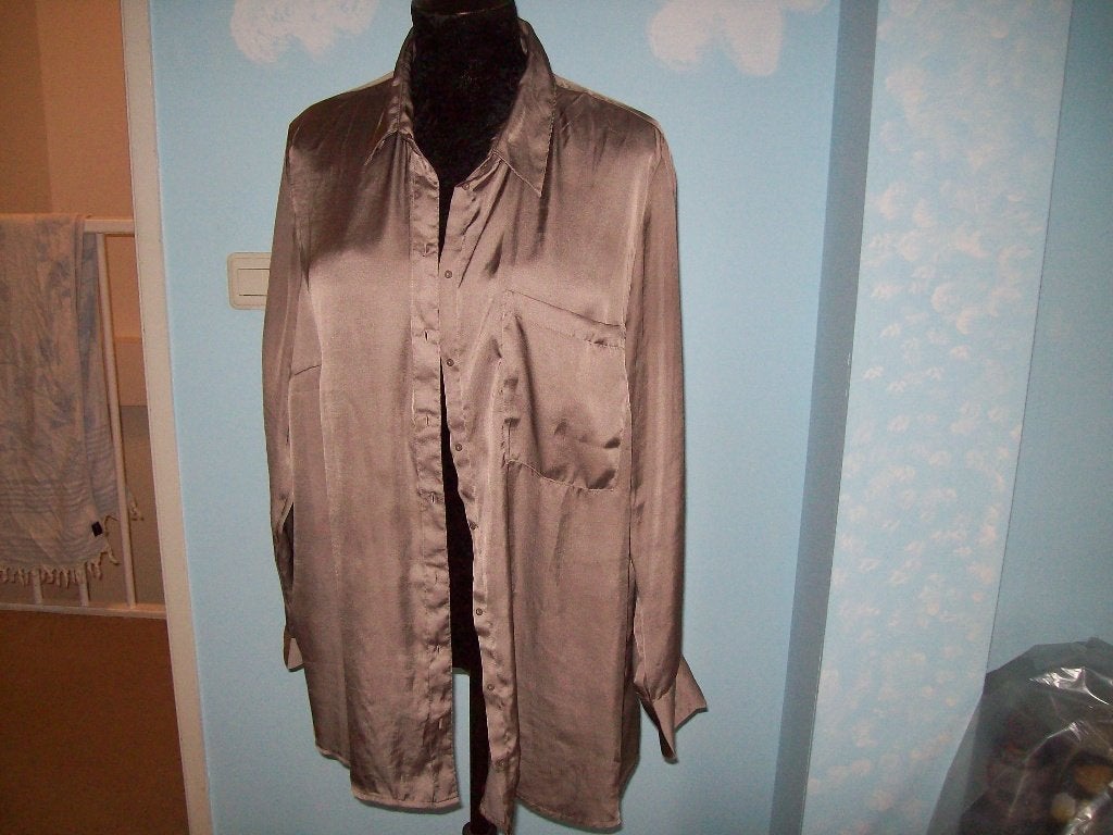 mooie zijdenglans bloes 48 bodyflirt, Ophalen, Bruin, Maat 46/48 (XL) of groter, Zo goed als nieuw