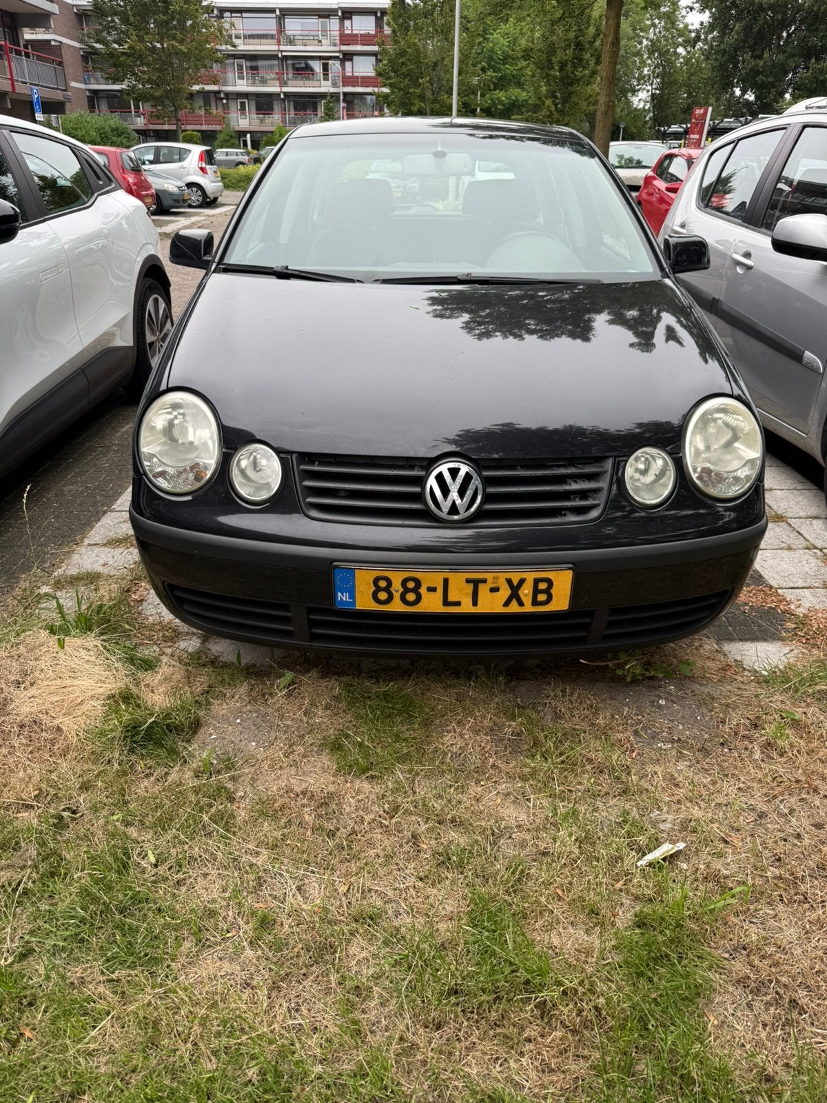 Volkswagen Polo 1.4 55KW 2003 Zwart NIEUWE APK, Auto's, Volkswagen, Voorwielaandrijving, 15 km/l, 4 cilinders, Zwart