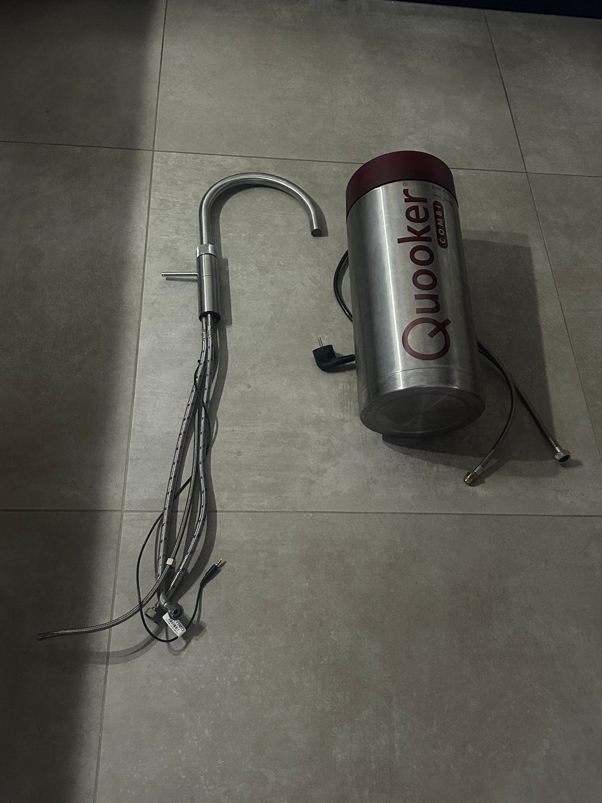 Quooker Combi+E Boiler met quooker RVS Kraan, Ophalen of Verzenden, Zo goed als nieuw