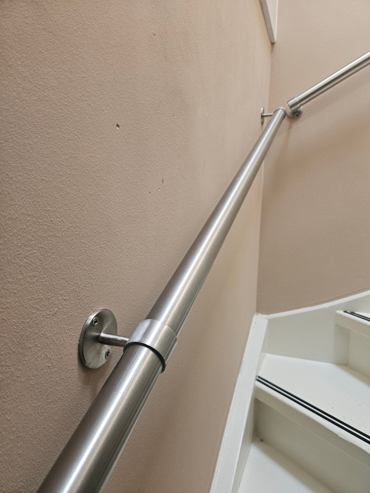 RVS Trapleuningen met houders in diverse afmetingen, Ophalen, Minder dan 2 meter