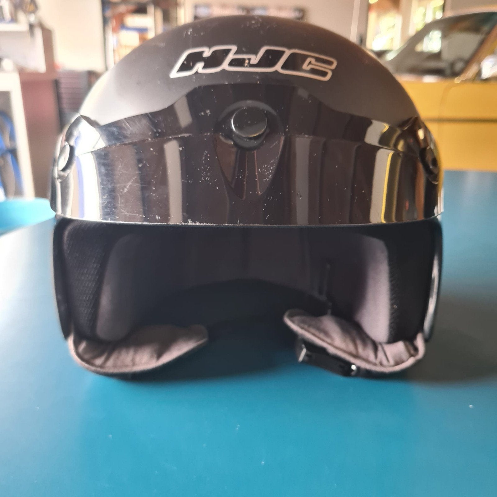 HJC Jethelm - Maat XL - Zwart, Heren, Ophalen of Verzenden, Tweedehands, XL