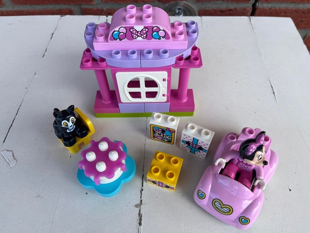 Duplo 10873 Minnie's verjaardagsfeest, Overige thema's, Ophalen of Verzenden, Zo goed als nieuw, Compleet