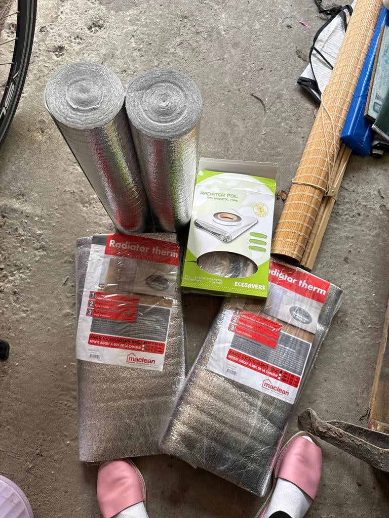 Radiatorfolie Maclean en Ecosavers, Doe-het-zelf en Verbouw, Isolatie en Afdichting, Minder dan 4 cm, Overige materialen, 10 tot 15 m²