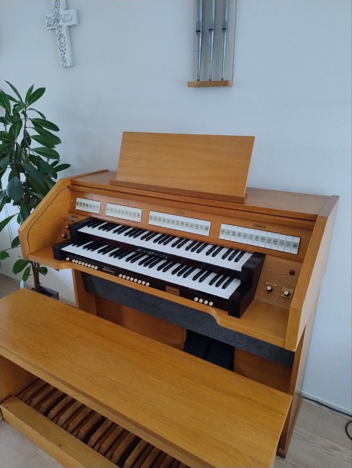 Johannus Opus 910, Ophalen, Gebruikt, 2 klavieren, Orgel