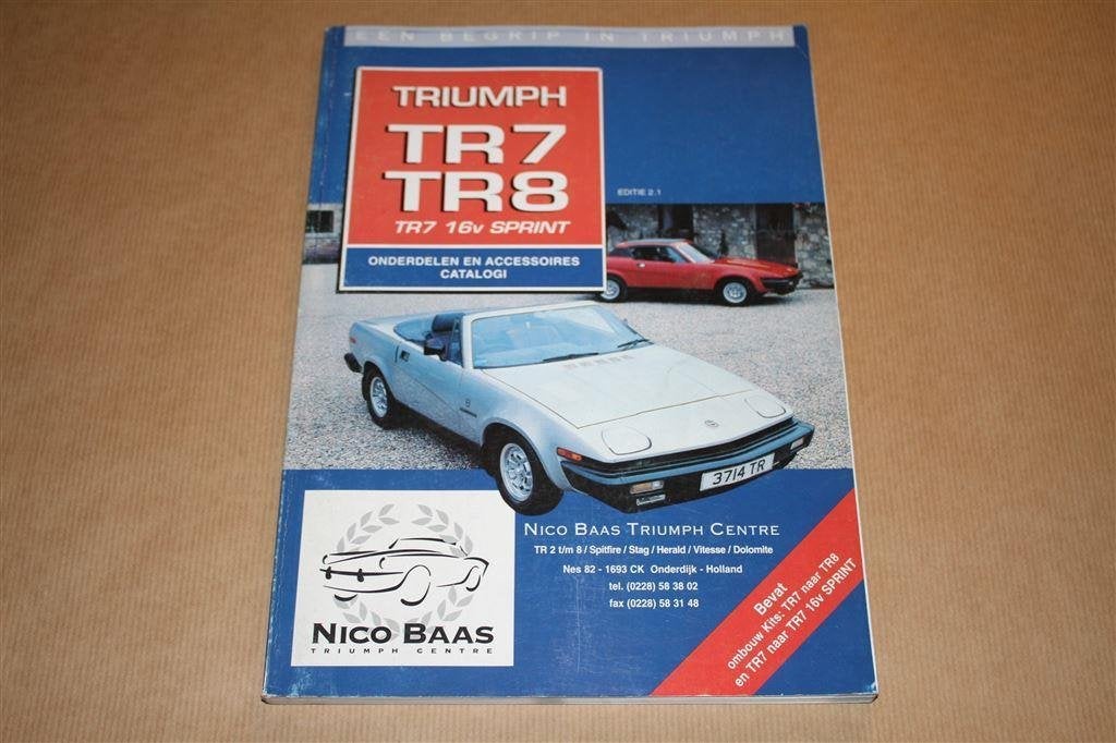 Triumph TR7 & TR8 Onderdelen en Accessoires catalogus, Ophalen of Verzenden