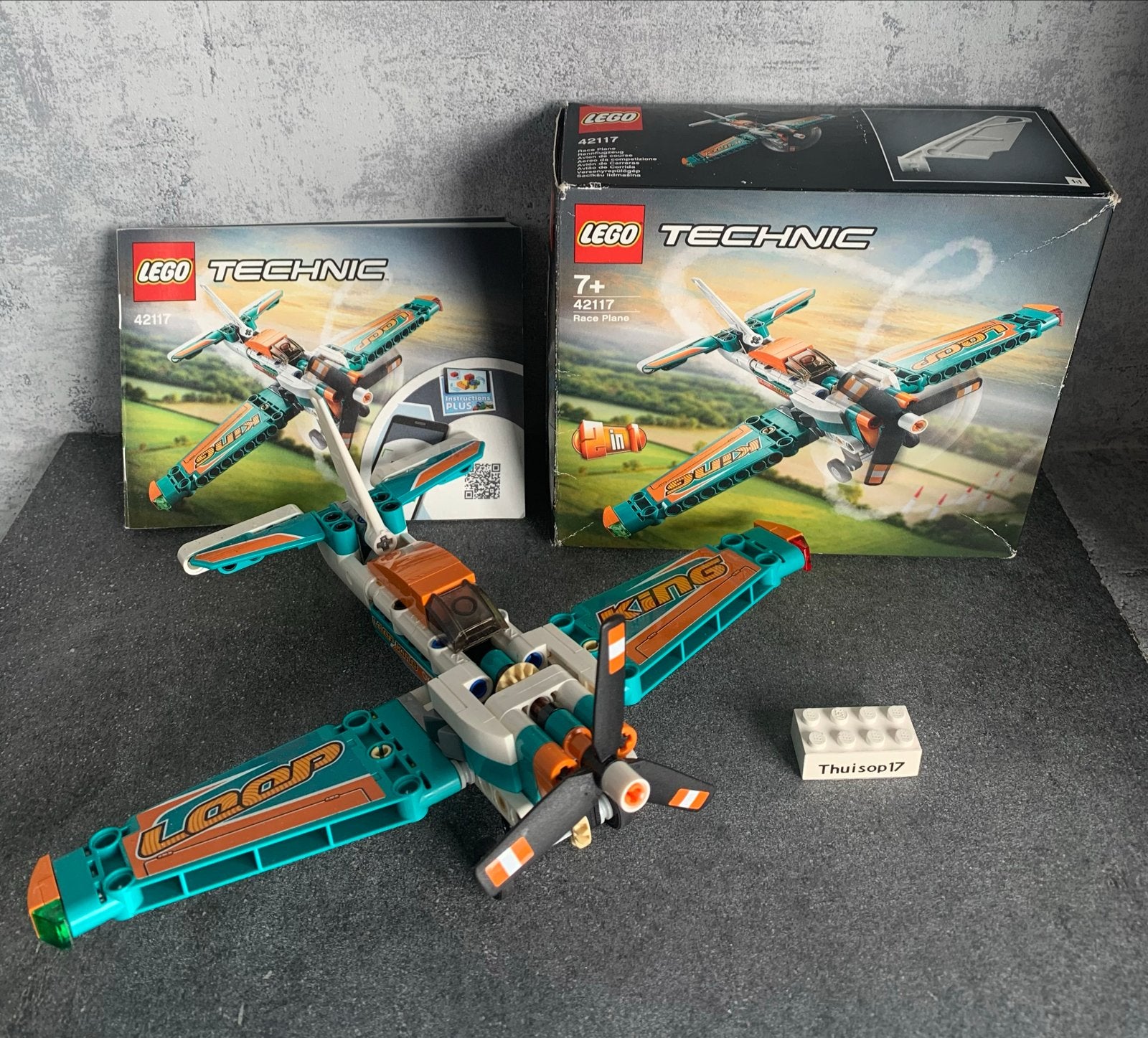 LEGO Technic Race Vliegtuig 42117, Ophalen of Verzenden, Zo goed als nieuw, Lego