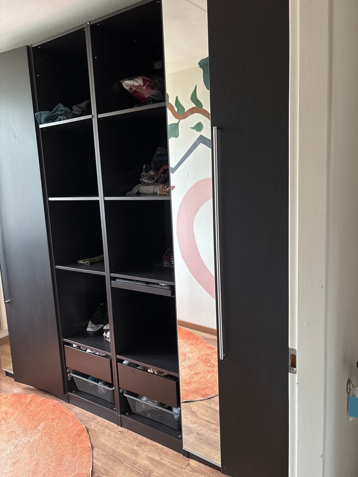 IKEA PAX Kledingkast – 236 cm – Met planken, lades & deur, 100 tot 150 cm, 200 cm of meer, Ophalen of Verzenden, Zo goed als nieuw