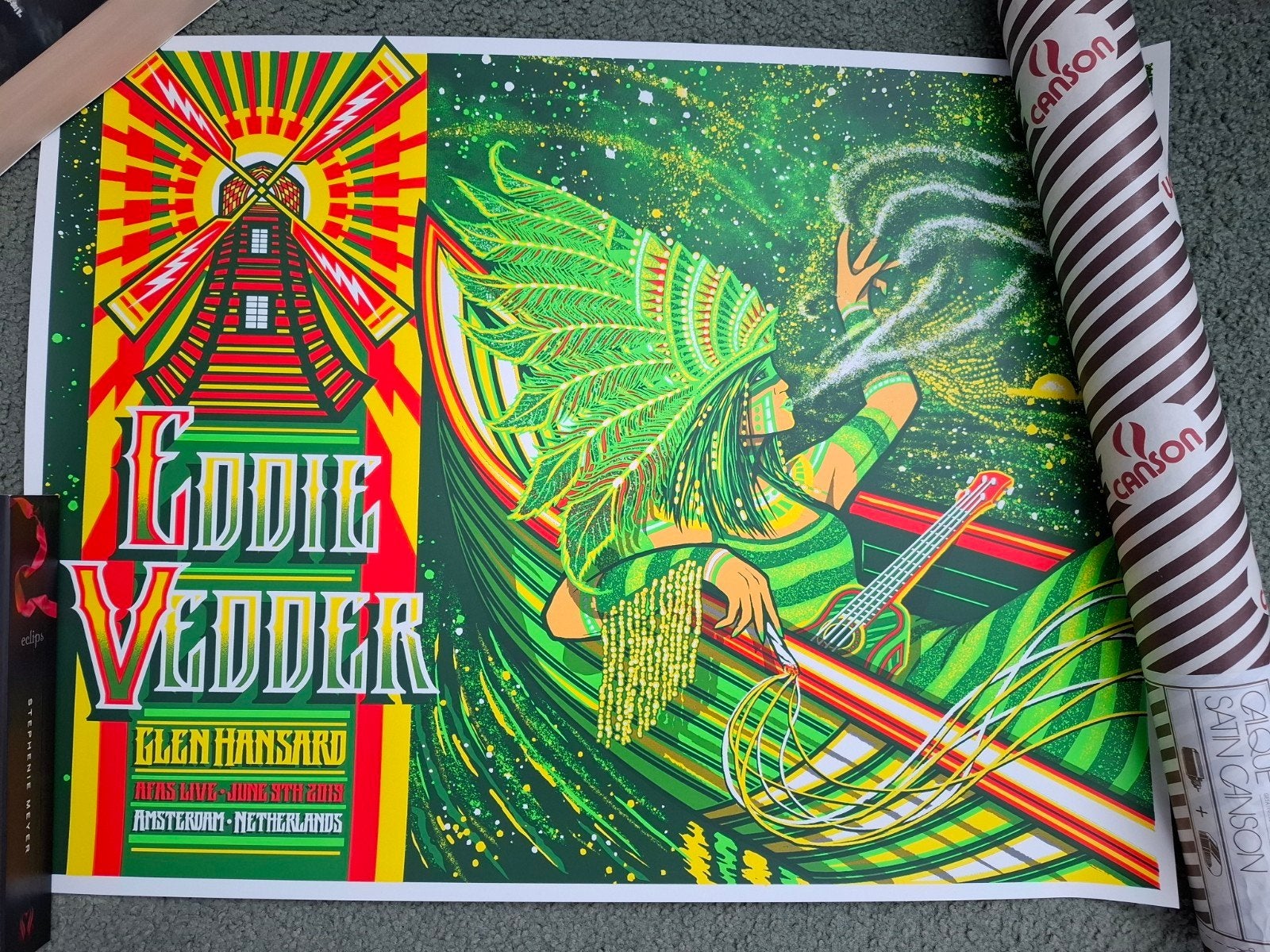 Eddie Vedder& Glen Hansard poster, Verzamelen, Posters, Ophalen of Verzenden, Nieuw, A1 t/m A3