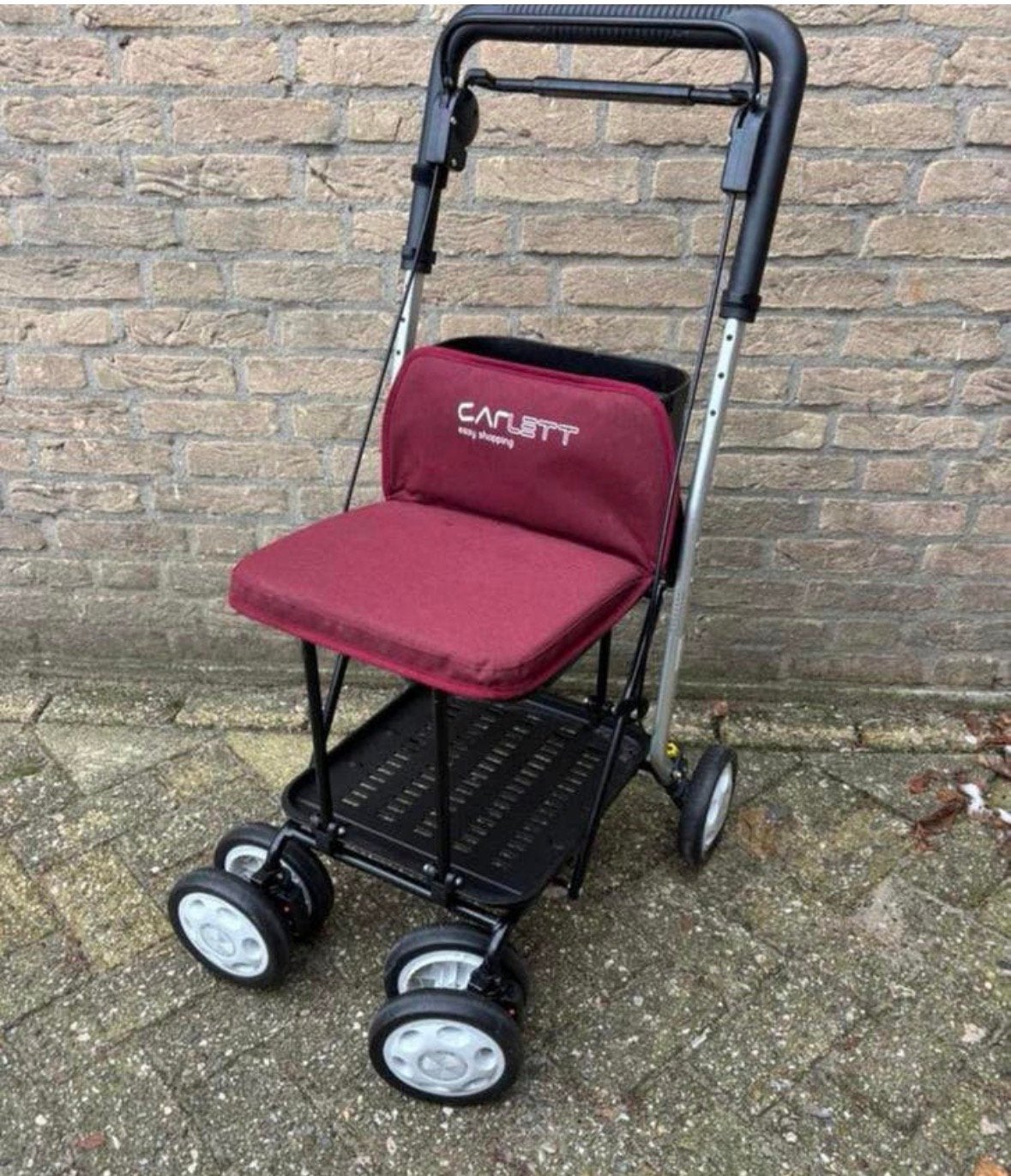 Carlett Lett800 rollator en boodschappenwagen, Ophalen of Verzenden, Zo goed als nieuw