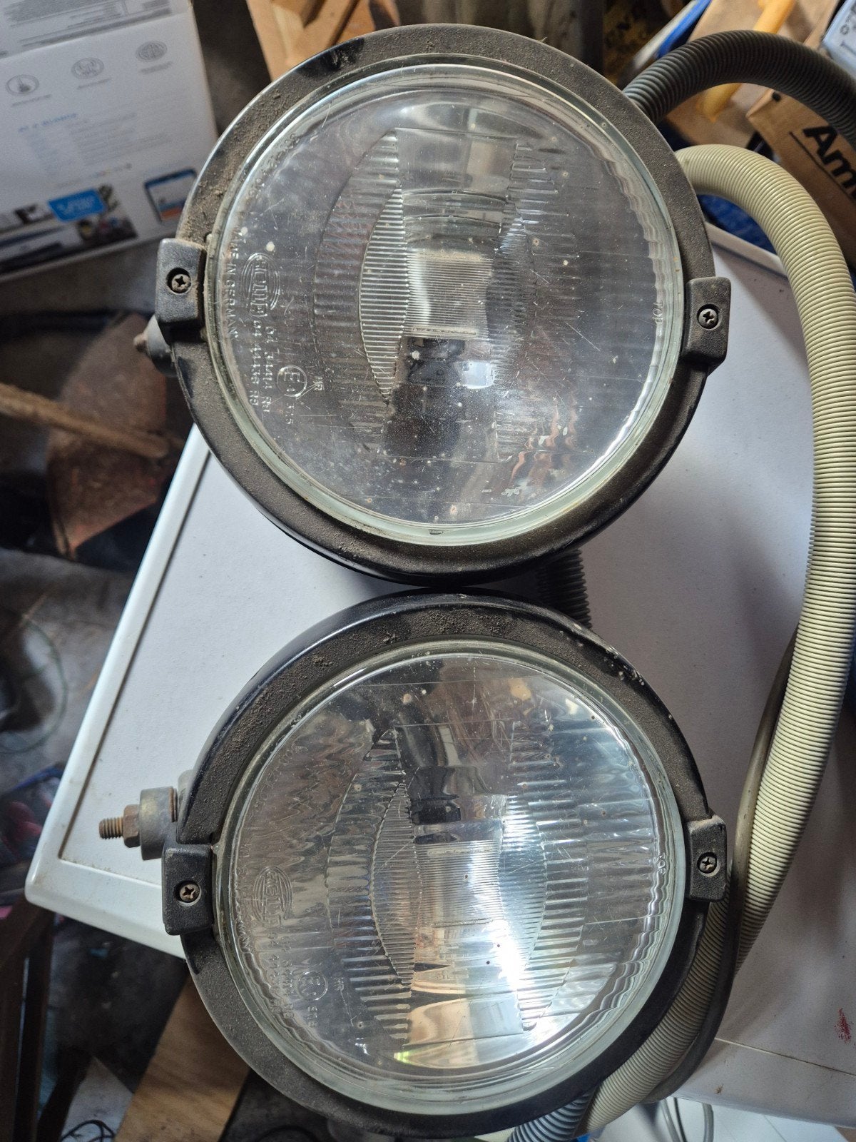 Hella 2000 Verstralers / Breedstralers (Set van 2), Ophalen of Verzenden