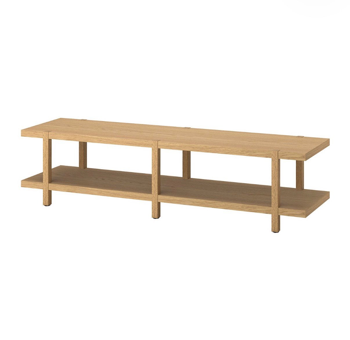 Ikea Stockholm 2025 Planken/bank, eikenfineer, NIEUW in doos, Huis en Inrichting, Tafels | Salontafels, Ophalen, Minder dan 50 cm