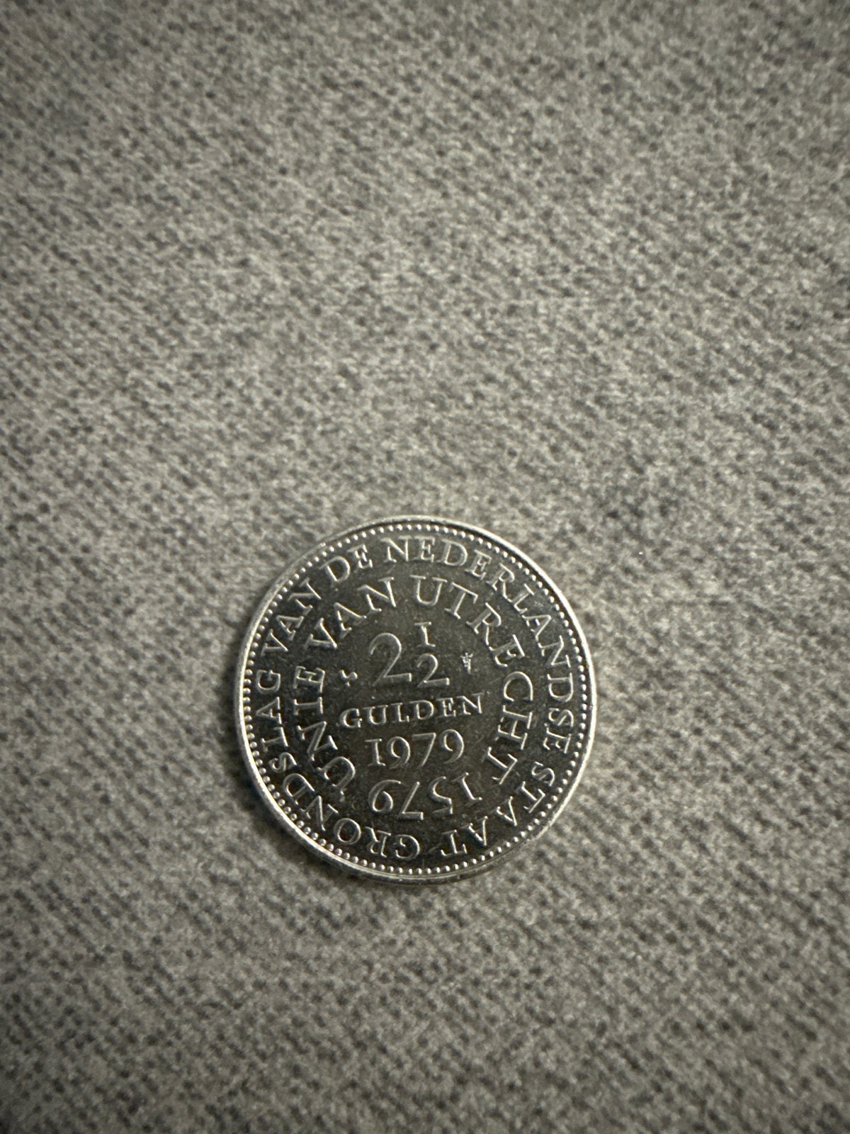 Zilveren 2½ Gulden Munt Koningin Juliana 1979, Postzegels en Munten, Koningin Juliana, Zilver, Ophalen of Verzenden, Losse munt