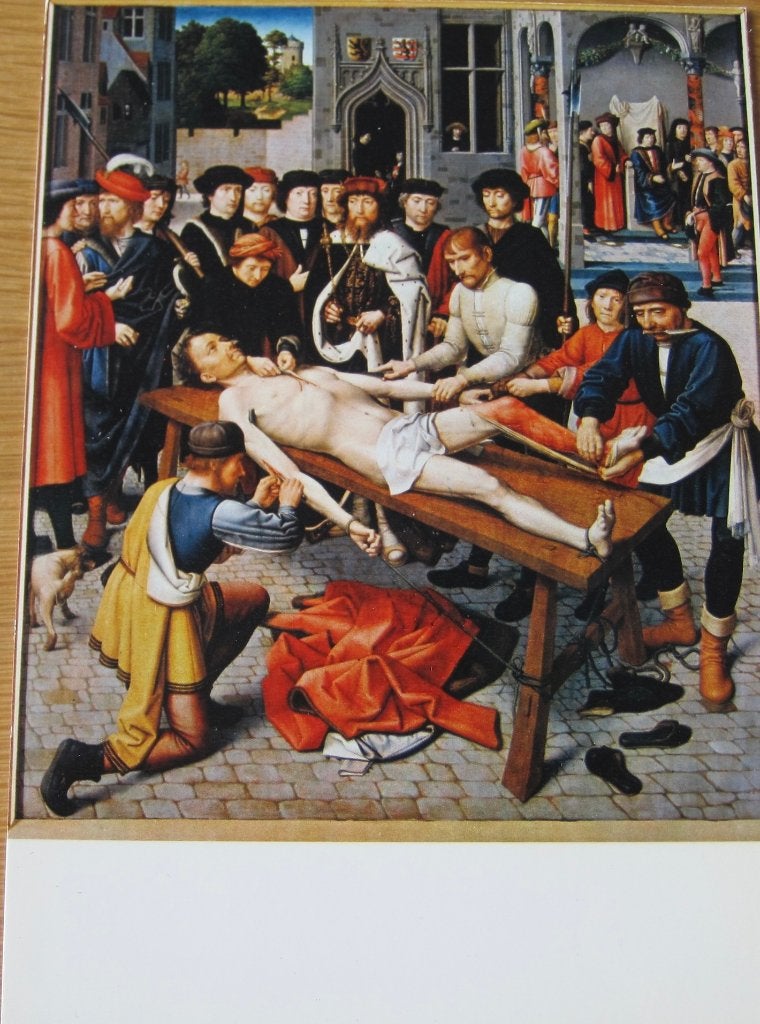 Gerard David - het oordeel van Cambyses - 1498 - nieuw, Ophalen of Verzenden, 1980 tot heden, Ongelopen, Overige thema's