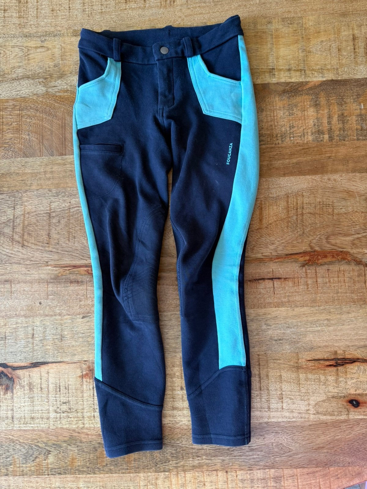 Paardrijbroek maat 140 donkerblauw, Blauw, Kinderen, Zo goed als nieuw, Bovenkleding