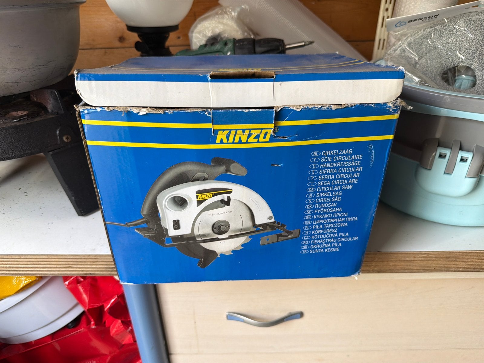 Kinzo Cirkelzaag - Gebruikt, Ophalen of Verzenden, Zo goed als nieuw, Cirkelzaag