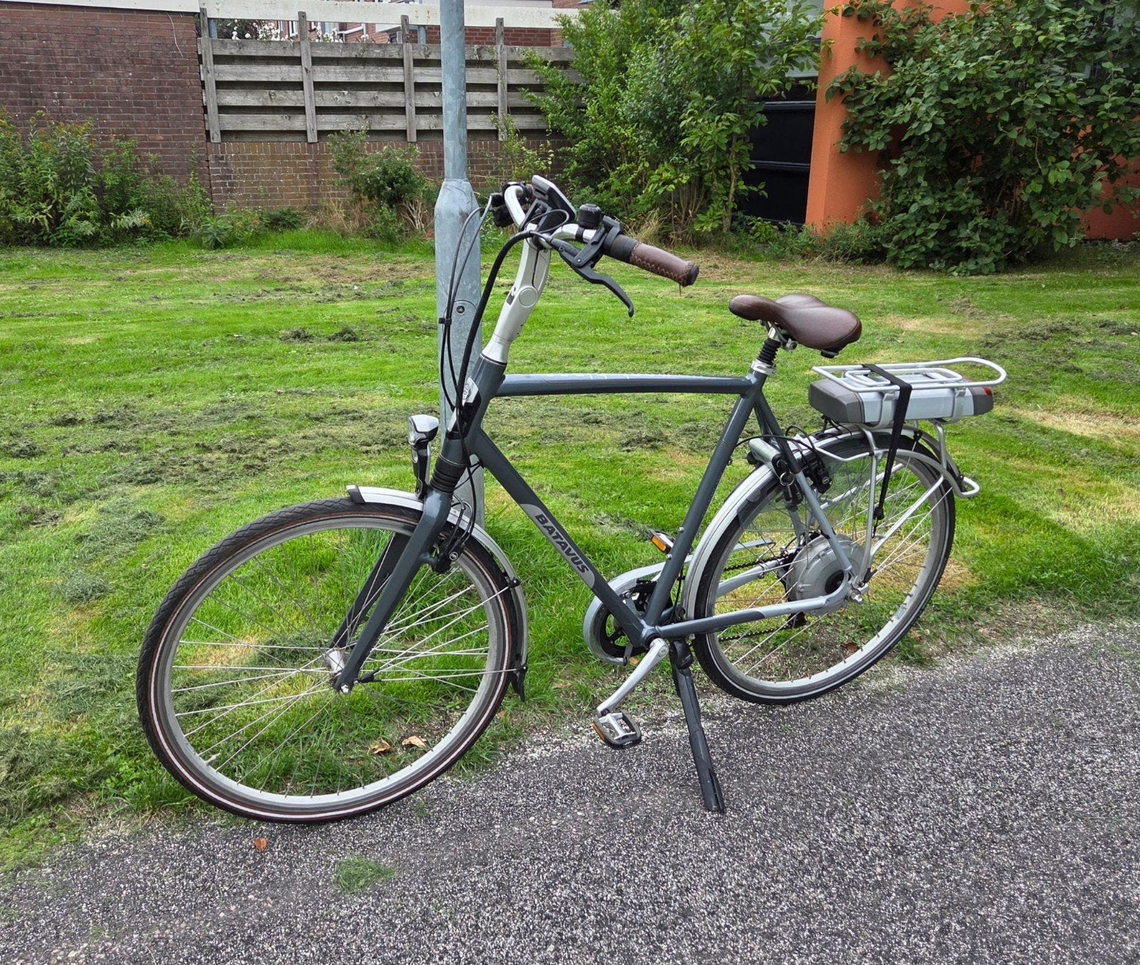 Elektrische Herenfiets Batavus Mont Easy, 59 cm of meer, Ophalen, Gebruikt, Batavus