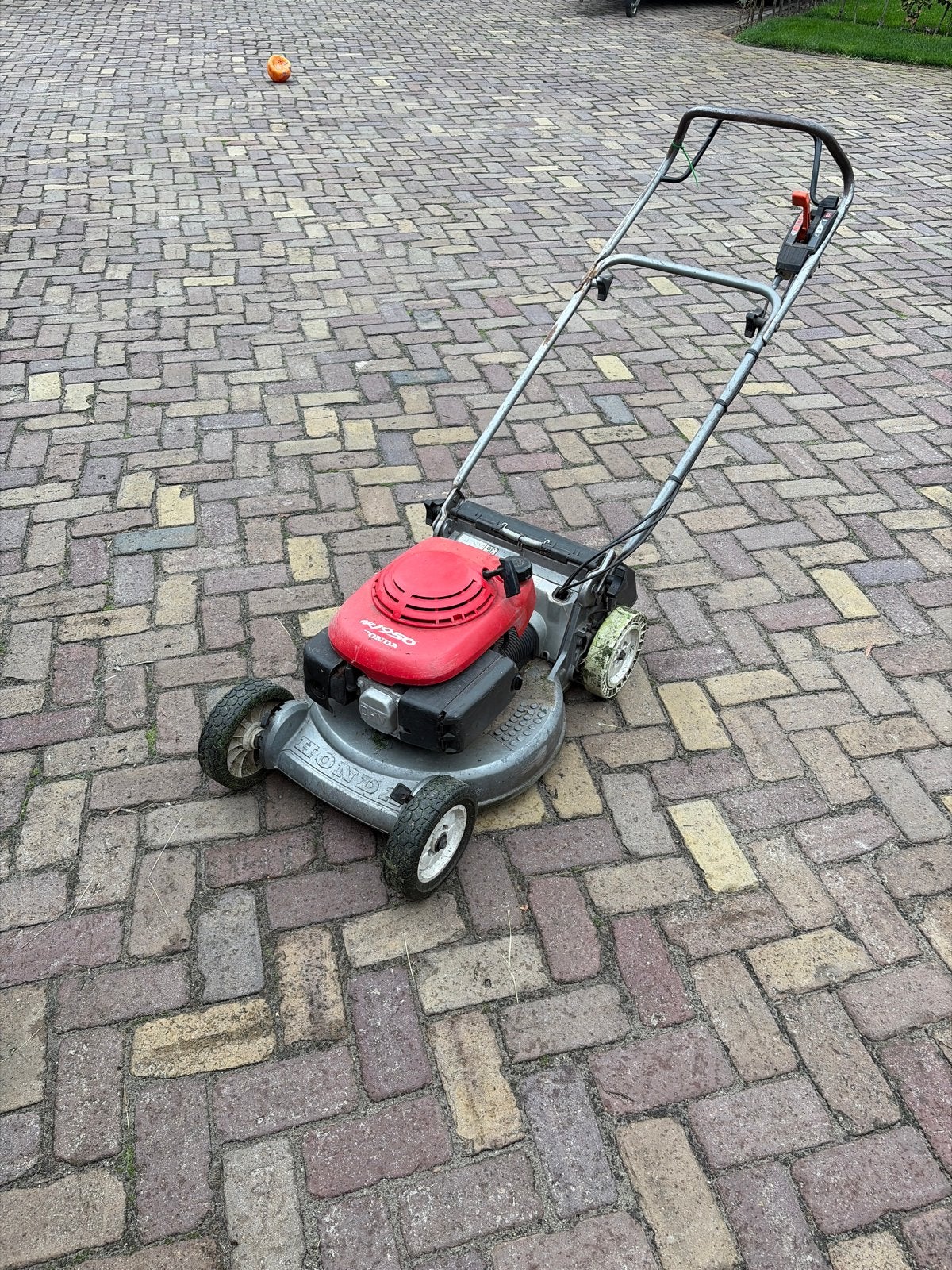 Honda HRB 425C Benzine Grasmaaier - Gebruikt, Ophalen, Cirkelmaaier, Gebruikt, Benzine-grasmaaier