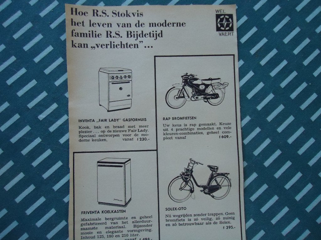 Solex RAP Bitri scooter DAF33 Graetz radio Philips radio1937, Ophalen of Verzenden, Gebruikt, Overige typen
