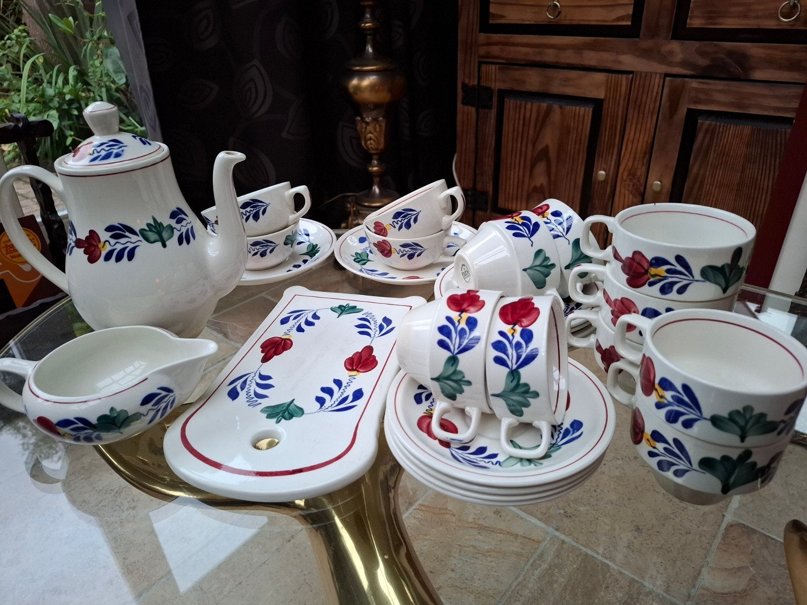 Boch Boerenbont servies delen in nieuwstaat, Antiek en Kunst, Ophalen of Verzenden