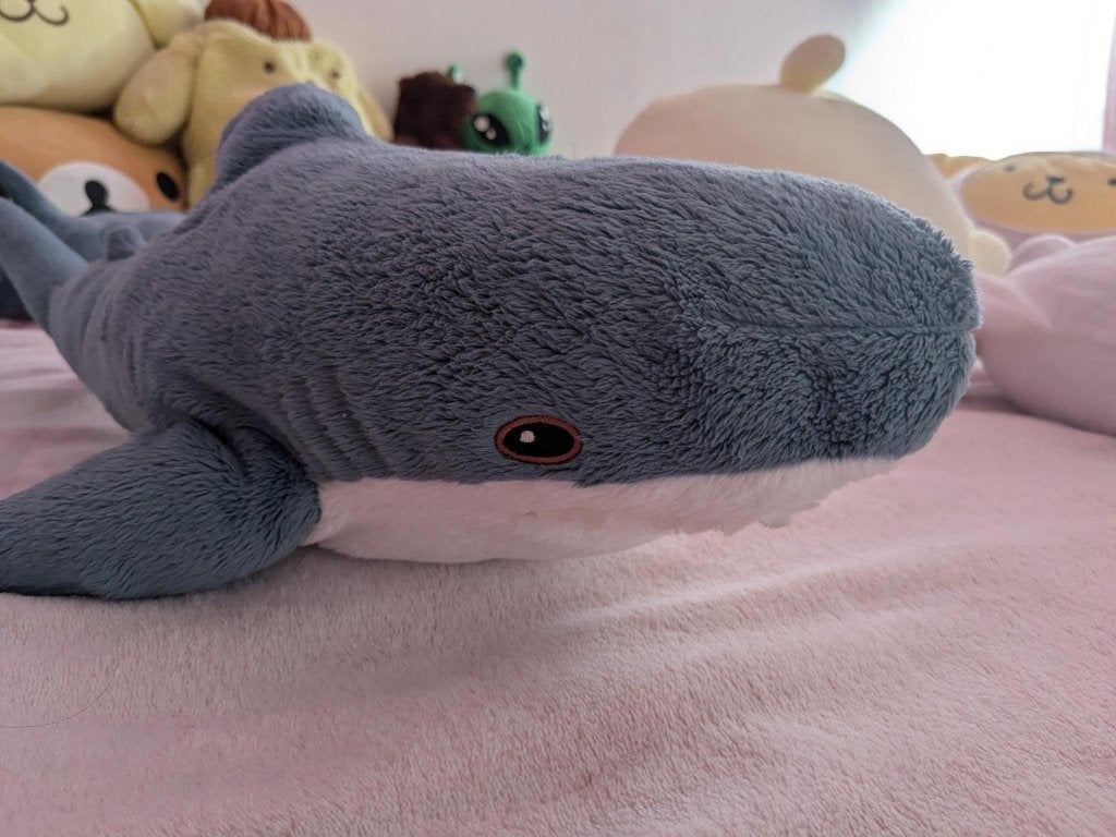 Kleine Blahaj knuffel, Ophalen, Overige typen, Blauw, Zo goed als nieuw