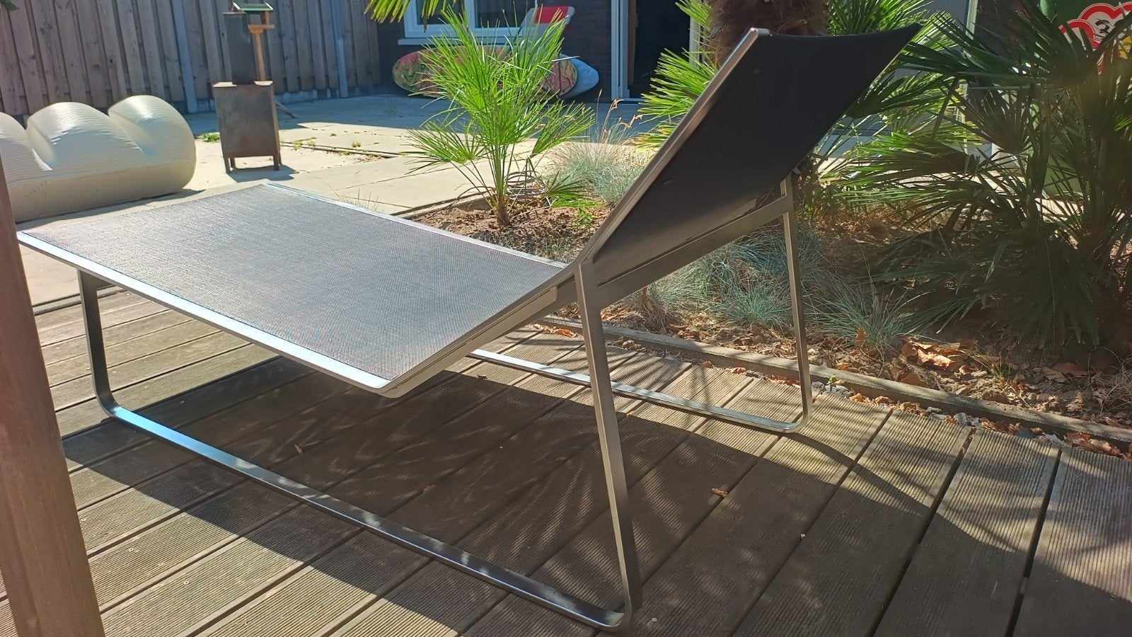 Tribù Essentiel alu light lounger design ligbed Bauhaus, Ophalen, Aluminium